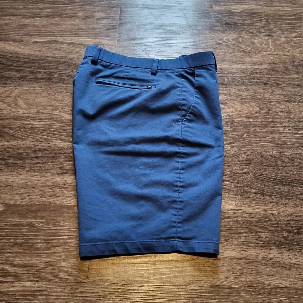 Banana Republic Performance Golf Classic Fit Chino Shorts Navy Size 34